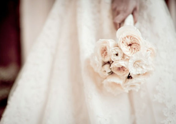 Pretty Wedding Bukiet Do Slubu roze