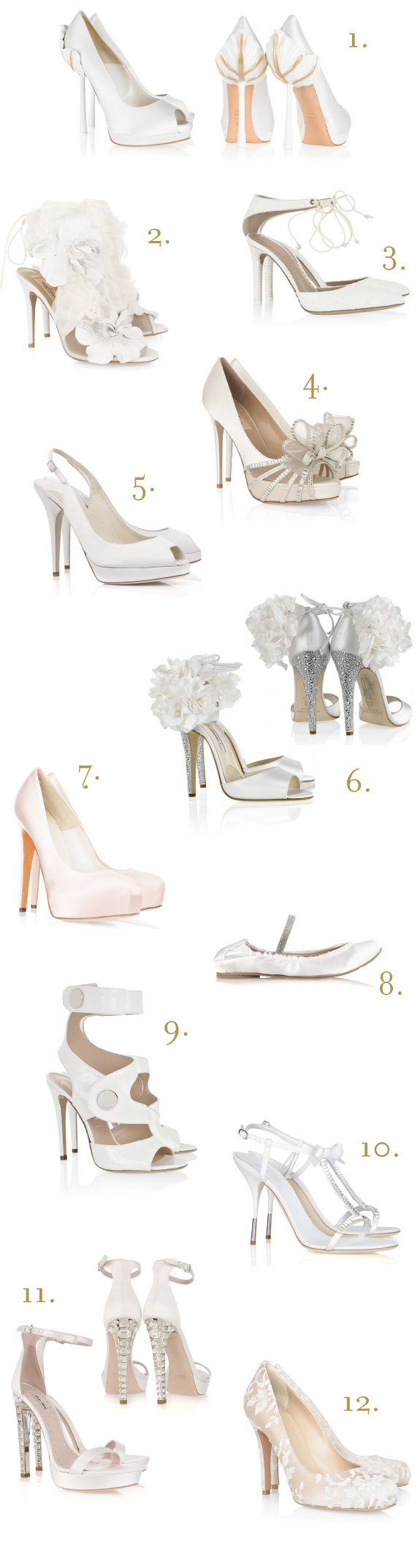 Białe buty do ślubu