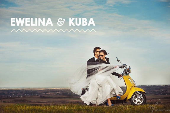 Sesja plenerowa z motocyklem